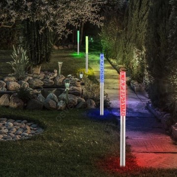 Globo - SET MED 4 LED Solcellslampor 4xLED/0,07W IP44 600 mAh