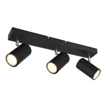 Globo - Spotlampa 3xGU10/35W/230V svart