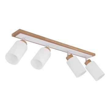 Globo - Spotlampa 4xE27/60W/230V beige/vit