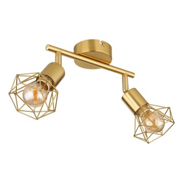 Globo - Spotlight 2xE14/40W/230V guld
