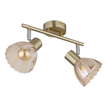 Globo - Spotlight 2xE14/40W/230V guld