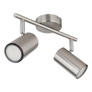 Globo - Spotlight 2xGU10/25W/230V matt krom