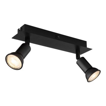 Globo - Spotlight 2xGU10/35W/230V svart