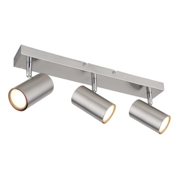 Globo - Spotlight 3xGU10/25W/230V matt krom