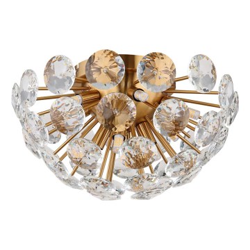 Globo - Taklampa 10xG9/7W/230V guld diameter 39 cm