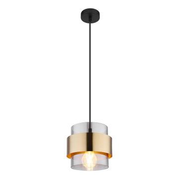 Globo - Taklampa 1xE27/60W/230V svart/mässing