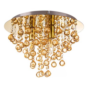 Globo - Taklampa 3xE14/40W/230V diameter 38 cm guld