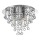 Globo - Taklampa 3xE14/40W/230V diameter 38 cm skinande krom