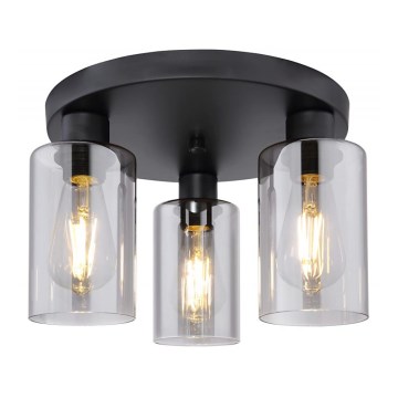 Globo - Taklampa 3xE27/60W/230V svart