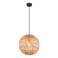 Globo - Taklampa med 1xE27/60W/230V i bambu