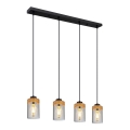 Globo - Taklampa med 4xE27/40W/230V metall/trä