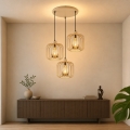 Globo - Taklampa med sladd 3xE27/40W/230V