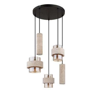 Globo - Taklampa med vajer 3xE27/40W/230V + 2xGU10/10W