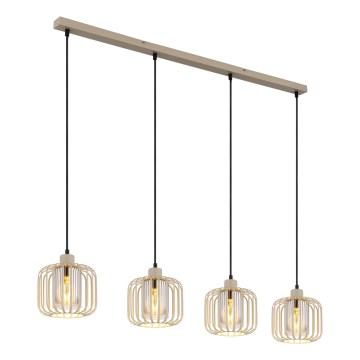 Globo - Taklampa på kabel 4xE27/40W/230V