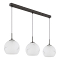 Globo - Takpendel med vajer 3xE27/60W/230V