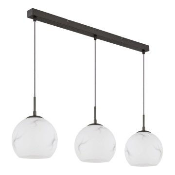 Globo - Takpendel med vajer 3xE27/60W/230V
