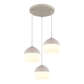 Globo - Takpendel på kabel 3xE27/60W/230V