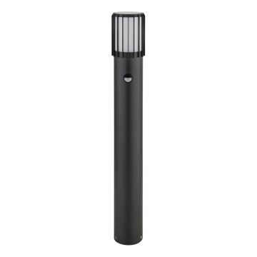 Globo - Utomhuslampa med sensor, 1 x E27-sockel, 15 W/230 V, IP54, 65 cm