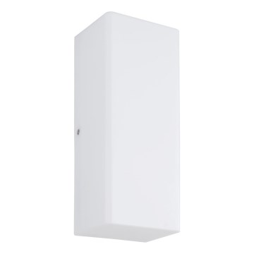 Globo - Utomhusväggarmatur 1xE27/15W/230V IP44 vit