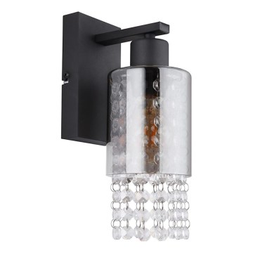 Globo - Vägglampa 1xE27/40W/230V svart