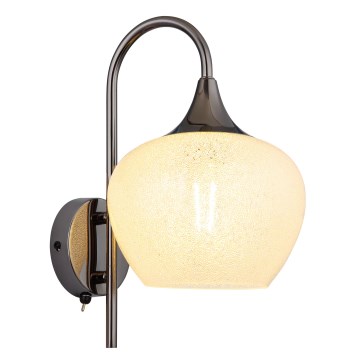 Globo - Vägglampa 1xE27/40W/230V vit/antracit