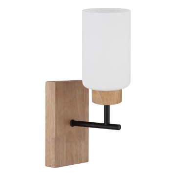 Globo - Vägglampa 1xE27/60W/230V ek/vit