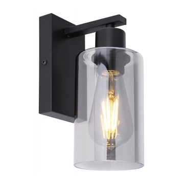 Globo - Vägglampa 1xE27/60W/230V svart