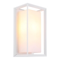 Globo - Vägglampa för utomhusbruk 1xE27/60W/230V IP44 vit