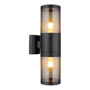 Globo - Vägglampa för utomhusbruk 2xE27/60W/230V IP44