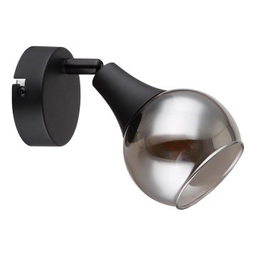 Globo - Väggspotlight 1xE14/40W/230V svart