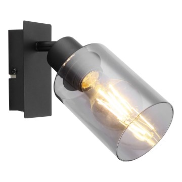 Globo - Väggspotlight 1xE27/15W/230V svart