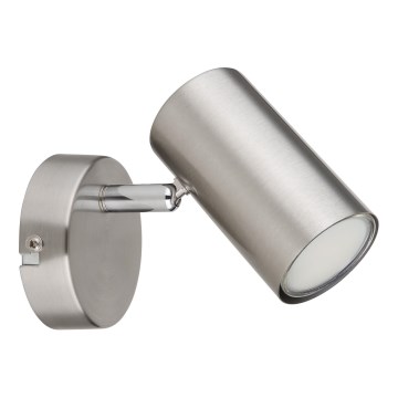 Globo - Väggspotlight 1xGU10/25W/230V matt krom