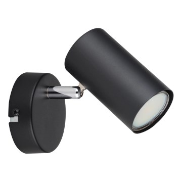 Globo - Väggspotlight 1xGU10/25W/230V svart