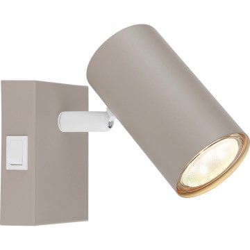 Globo - Väggspotlight 1xGU10/35W/230V beige