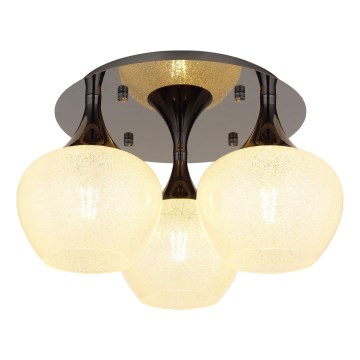 Globo - Ytmonterad ljuskrona 3xE27/40W/230V antracit