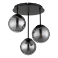 Globo - ytmonterad takkrona 3xE14/25W/230V svart