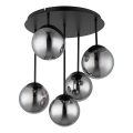 Globo - Ytmonterad takkrona 5xE14/25W/230V, svart