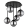 Globo - Ytmonterad takkrona 5xE14/25W/230V, svart