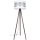 Golv lampa CORAL 1xE27/60W/230V brun/vit/krom