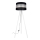 Golv lampa CORAL 1xE27/60W/230V vit/svart/gyllene