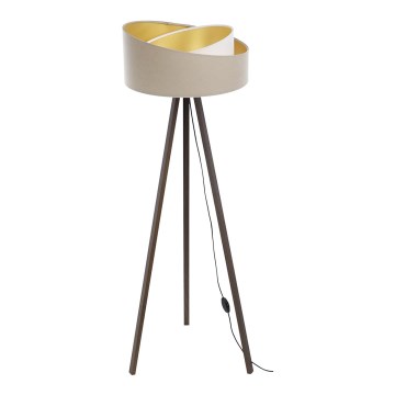 Golv lampa GALAXY 1xE27/60W/230V beige/brun