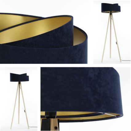 Golv lampa GALAXY 1xE27/60W/230V blå/beige