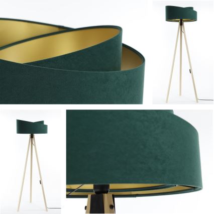 Golv lampa GALAXY 1xE27/60W/230V grön/beige