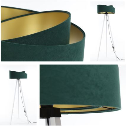 Golv lampa GALAXY 1xE27/60W/230V grön/vit