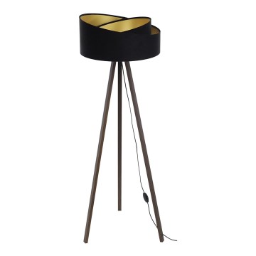 Golv lampa GALAXY 1xE27/60W/230V svart/brun