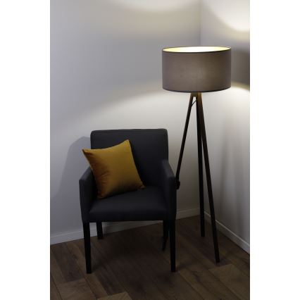 Golv lampa STANDART 1xE27/60W/230V grå/brun