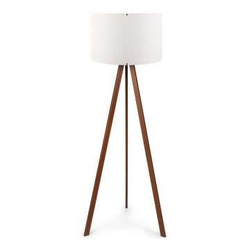 Golvampa AYD 1xE27/60W/230V vit/brun