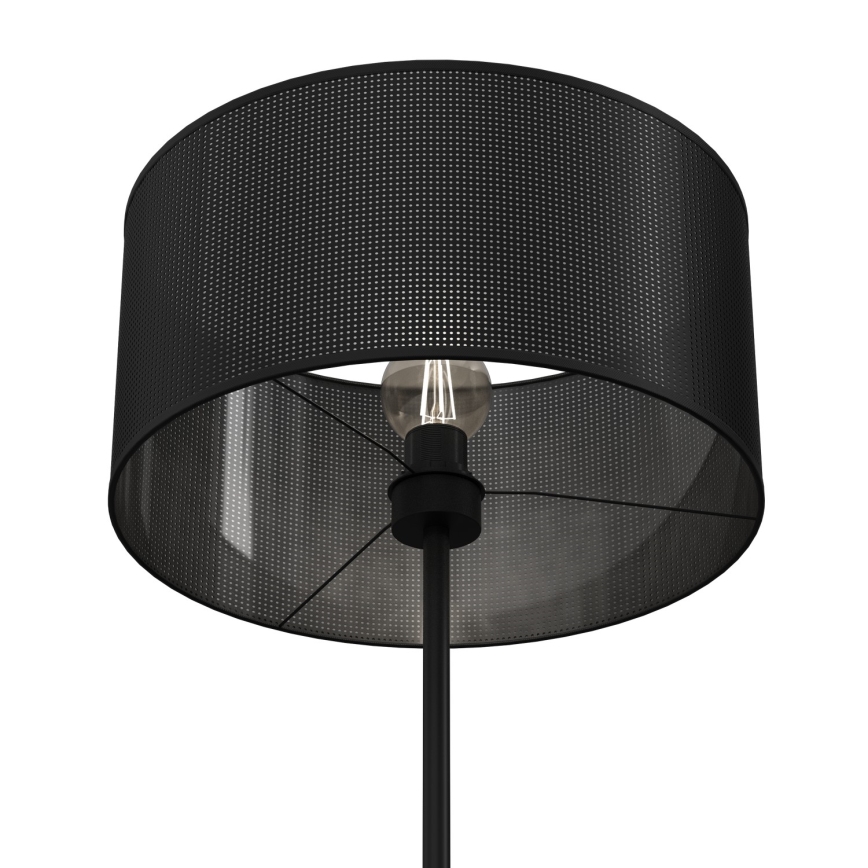 Golvampa LOFT SHADE 1xE27/60W/230V svart