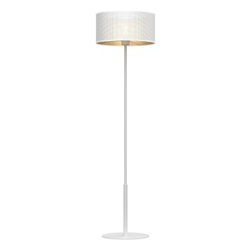 Golvampa LOFT SHADE 1xE27/60W/230V vit/guld