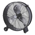 Golvfläkt 180W/230V Ø 60 cm svart